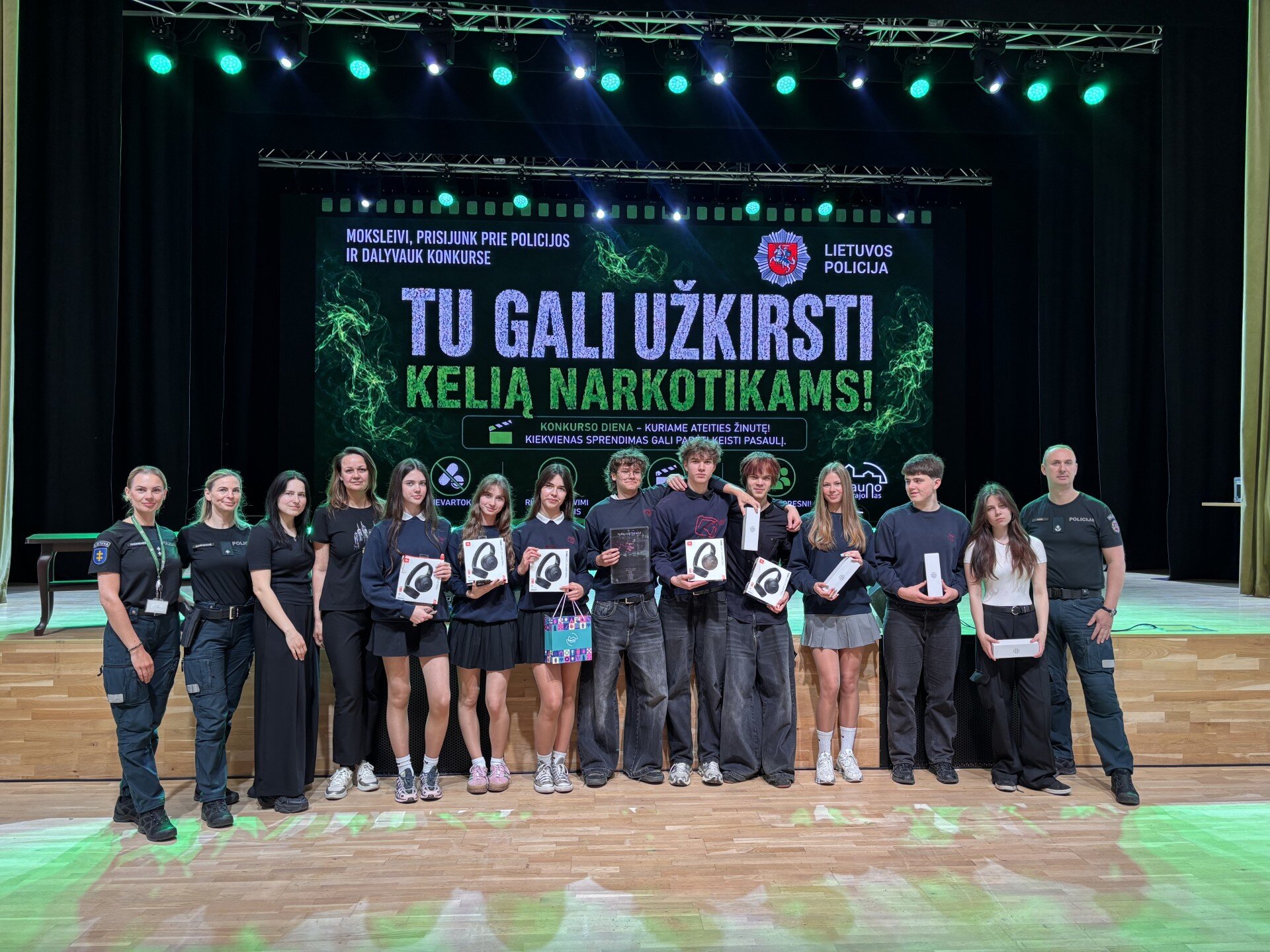 Konkursas “Tu gali užkirsti kelią narkotikams“