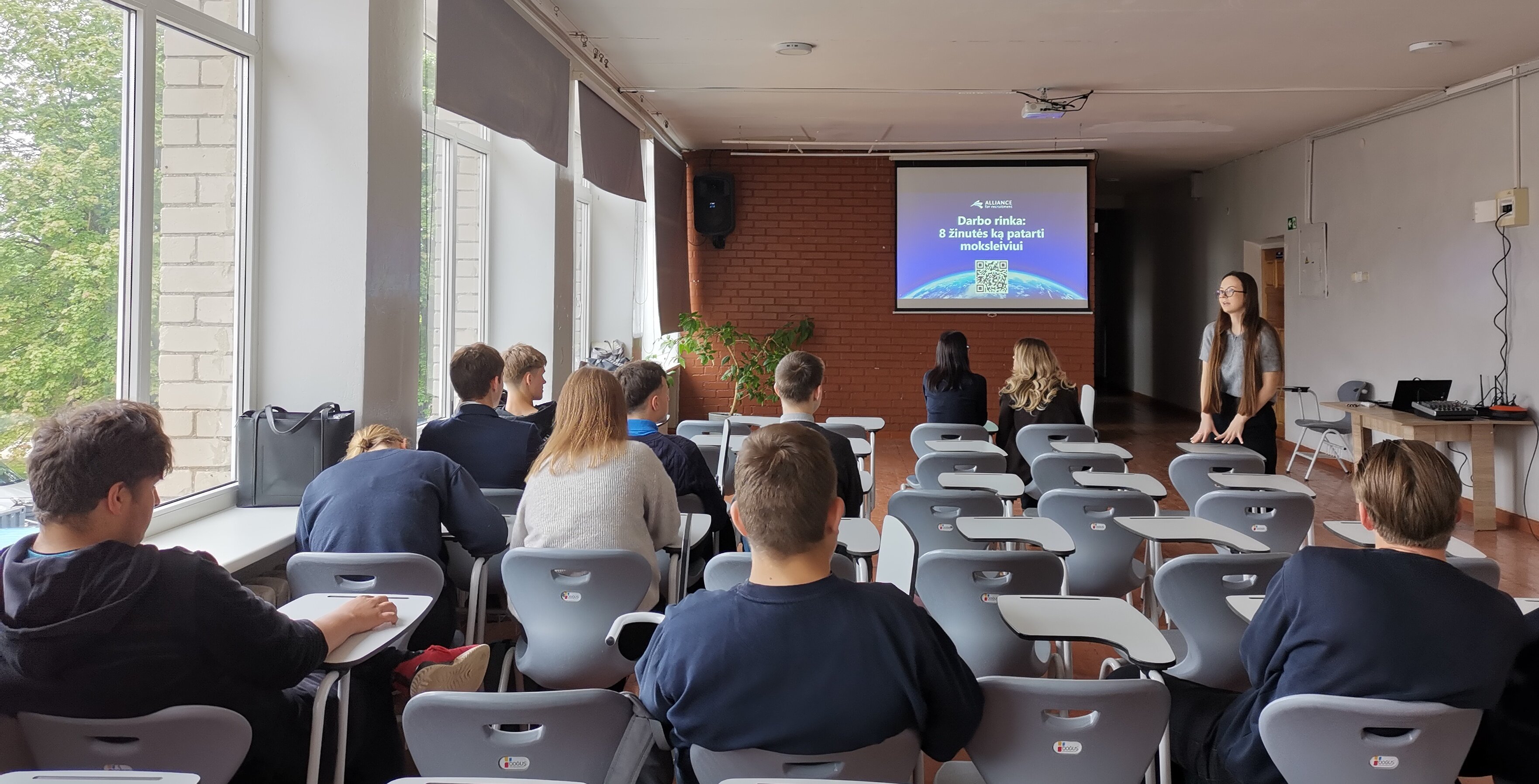 Susitikimas su projekto „Ateitis – elektronikams” atstovais